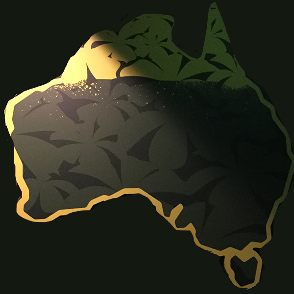 Australia green map