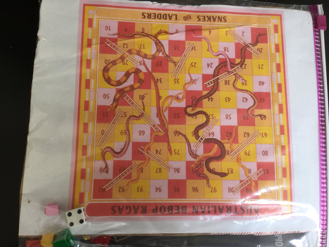 Chutes and ladders in Ziploc